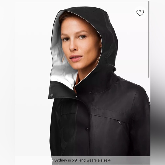 Lululemon Into the drizzle waterproof rain coat - Picture 2 of 8